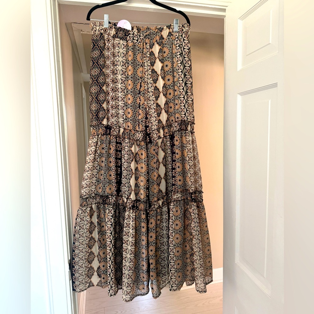 Boho wide leg pants